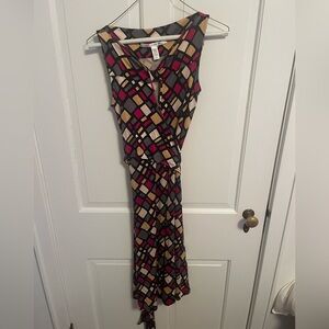 Diane Von Furstenberg Multicolor Geometric Maxi Dress